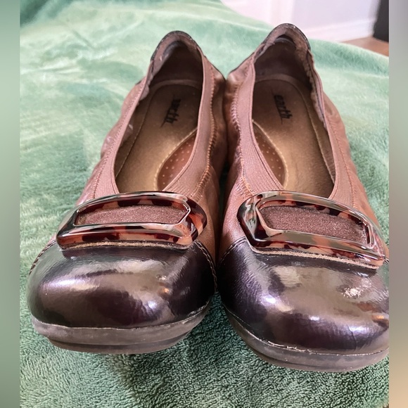 Womens Earth brand good quality leather  shoes, brown, top quality comfort. - Picture 7 of 11